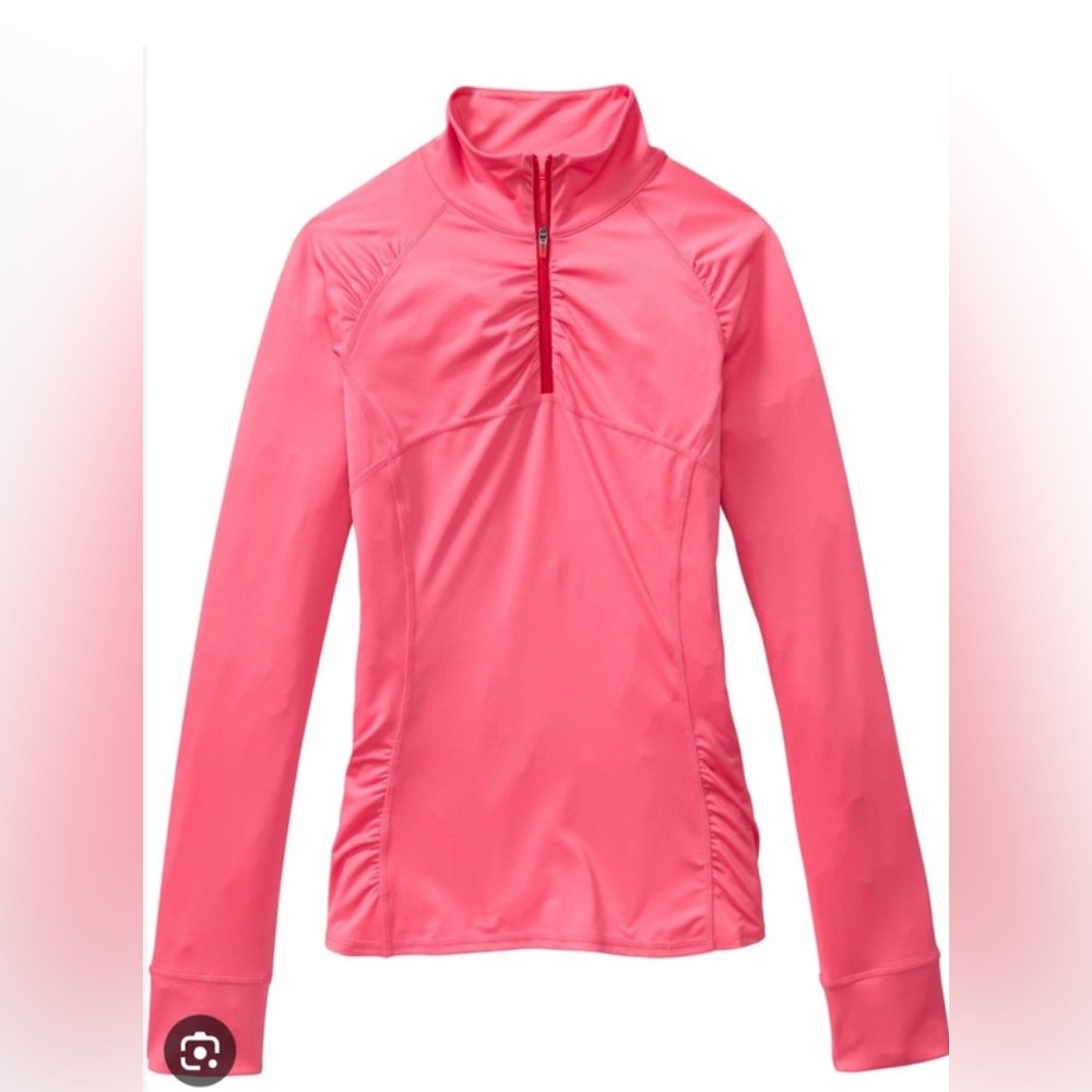 Athleta Intrepid Sun Shield Half Zip Pull Over Top size M